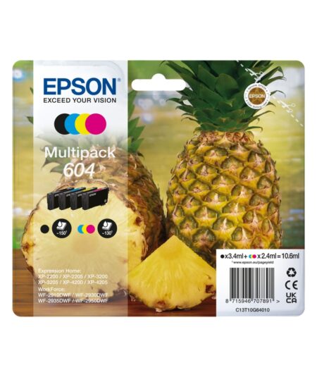 EPSON 604 MULTIPACK 4 COLOURS (C13T10G64010) - CARTUCCIA ORIGINALE