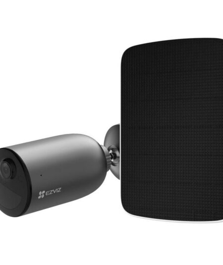 KIT EZVIZ EB3 + SOLAR PANEL TYPE C - TELECAMERA DA ESTERNO A BATTERIA - 2K - COLOR NIGHT VISION - DIFESA ATTIVA - SENSORE MOVIMENTO - AI - CUSTOM VOCAL ALERT + PANNELLO SOLARE TYPE C