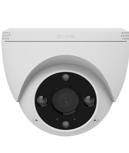 EZVIZ H4 2K - TELECAMERA DOME WI-FI DA ESTERNO - IP67 - LUCE STROBO E SIRENA - SENSORE MOVIMENTO - AUDIO BIDIREZIONALE - PRIVACY MASK PER OSCURAMENTO ZONE - VISIONE NOTTURNA A COLORI - SCHEDE MICROSD FINO A 512GB