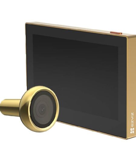 EZVIZ HP2 (OTTONE) - SPIONCINO SMART 2 MP - WIRELESS - DISPLAY A COLORI 4.3" - VIDEO LIVE