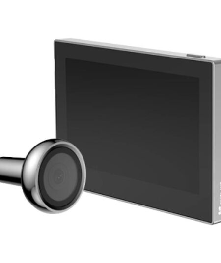 EZVIZ HP2 (CROMATO) - SPIONCINO SMART 2 MP - WIRELESS - DISPLAY A COLORI 4.3" - VIDEO LIVE