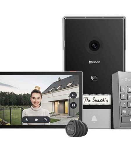 EZVIZ TP7 - VIDEOCITOFONO + TASTIERINO + 5 RFID TAG - 2K - SCHERMO TOUCH 7" - CONTROLLO REMOTO - RILEVAMENTO MOVIMENTO - AUDIO BIDIREZIONALE - SBLOCCO RFID