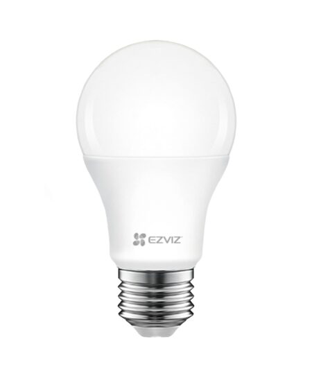 EZVIZ LB1-WHITE - LAMPADINA A LED 2.700 K CON ATTACCO E27 GESTIBILE DA APP O TRAMITE CONTROLLO VOCALE