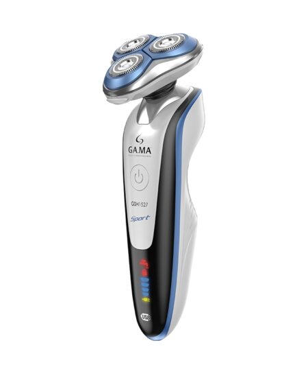 GA.MA SPORT GSH 1527 (GM0617) - RASOIO ELETTRICO WET & DRY - 3 TESTINE CON RIFINITORE