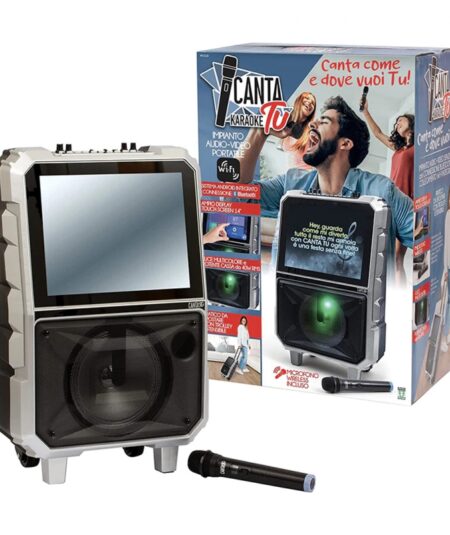 CANTA TU KARAOKE GIOCHI PREZIOSI (HY2110) - DISPLAY TOUCH 14" - 40W - BLUETOOTH - WIFI - ANDROID - LUCE LED RGB