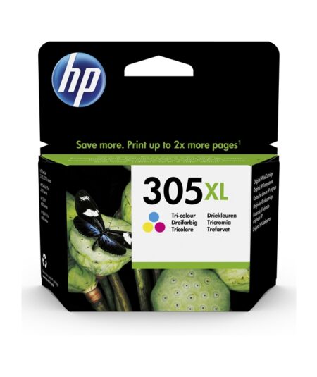 HP 305XL TRI-COLOR (3YM63AE) - CARTUCCIA ORIGINALE AD ALTA EFFICIENZA