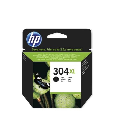 HP 304XL BLACK (N9K08AE) - CARTUCCIA ORIGINALE AD ALTA EFFICIENZA