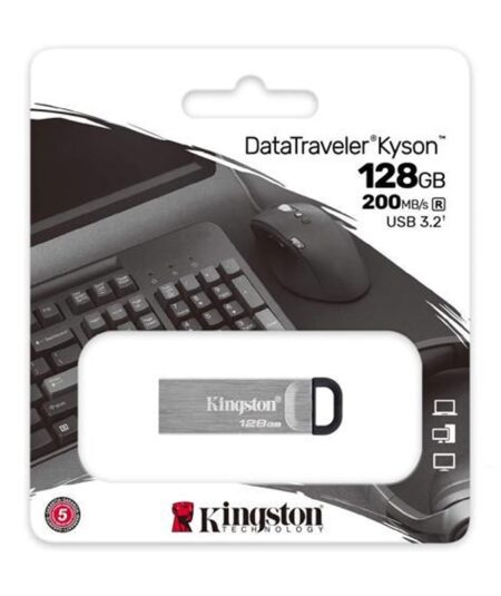 KINGSTON DATATRAVELER KYSON 128GB (DTKN/128GB) - PEN DRIVE 128GB USB-A 3.2