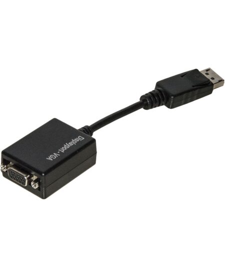 ADATTATORE LINK DISPLAYPORT MASCHIO - VGA FEMMINA CON CAVO DA 15 CM - ADAT19
