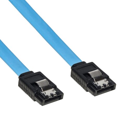 CAVO INTERNO SATA III CM 50 CONNETTORE CON CLIP BLOCCAGGIO IN METALLO