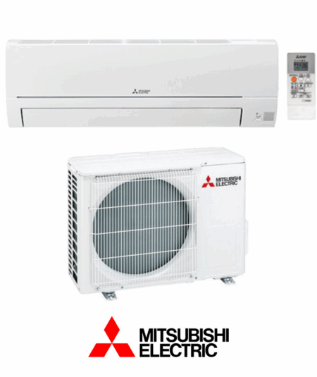 MITSUBISHI CLIMA MONO HR MITSUB. U.INTERNA 9000BTU HR25 INV. MITSUB. U.ESTERNA 9000BTU HR25 INV.