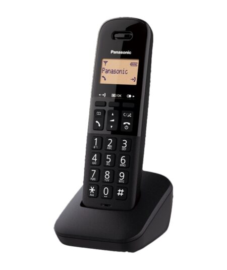PANASONIC KX-TGB610JT (NERO) - TELEFONO CORDLESS - IMPUGNATURA ANTISCIVOLO - AUTONOMIA IN CHIAMATA 18H