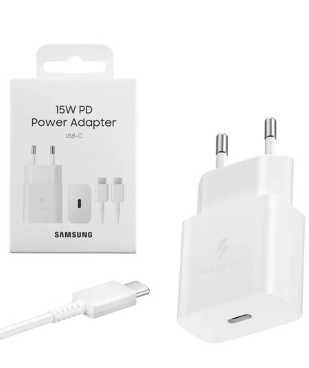 SAMSUNG FAST EP-T2510XWEGEU - ALIMENTATORE 25W USB-C WHITE + CAVO 1M