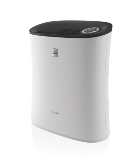 SHARP UA-PE30E-WB - PURIFICATORE ARIA - FLUSSO ARIA 180 M3/H - FILTRAGGIO A 2 LIVELLI - BIANCO/NERO
