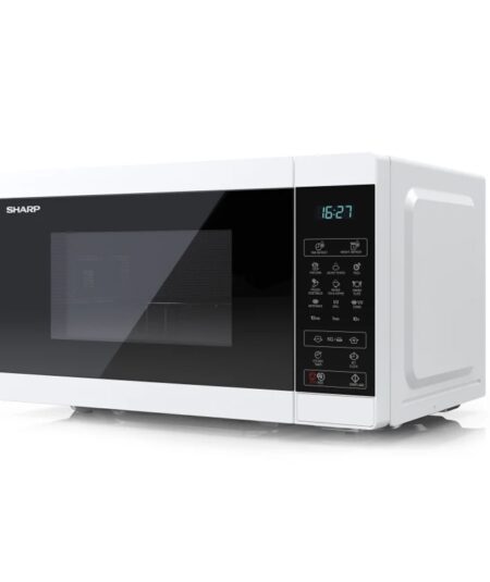 SHARP YC-MG02E-W - FORNO A MICROONDE 20LT - 800W - CONTROLLO DIGITALE - GRILL - 11 LIVELLI DI POTENZA - BIANCO