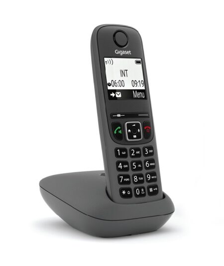 GIGASET AS490 (NERO) - TELEFONO CORDLESS - VIVAVOCE