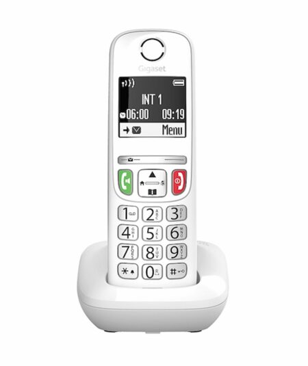 GIGASET E270 (BIANCO) - TELEFONO CORDLESS SENIOR - VIVAVOCE - TASTI GRANDI