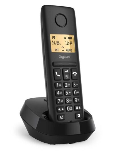 GIGASET PURE 100 (NERO) - TELEFONO CORDLESS SINGOLO