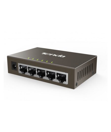 TENDA TEF1005D - DESKTOP SWITCH 5 PORTE - 10/100 MBPS - CHASSIS METALLO