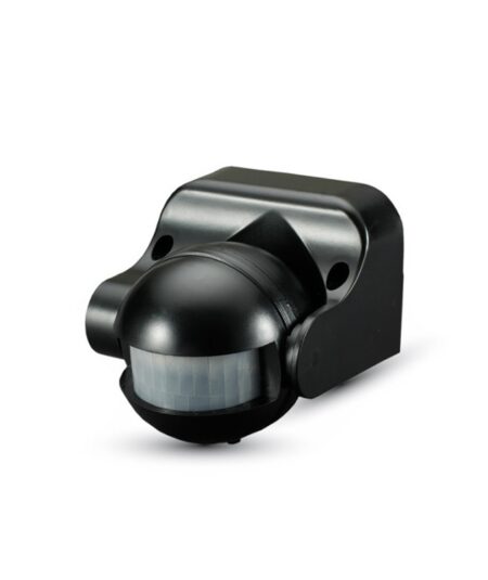 V-TAC VT-8003 (NERO) - SENSORE DI MOVIMENTO E CREPUSCOLARE - RILEVAZIONE 12 METRI - IP44