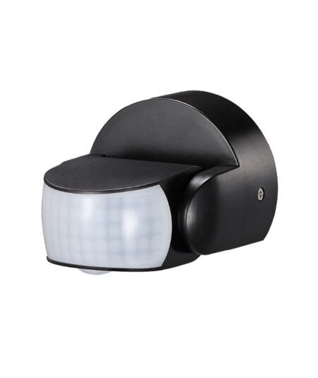 V-TAC VT-8093 (NERO) - SENSORE DI MOVIMENTO E CREPUSCOLARE - RILEVAZIONE 12 METRI - IP65