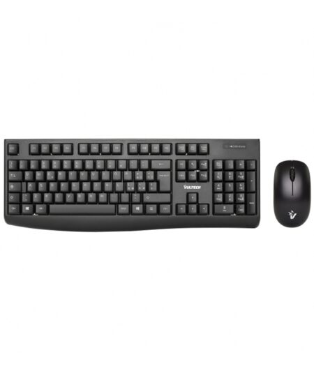 VULTECH KM-821W - KIT WIRELESS TASTIERA + MOUSE CON 1600 DPI REGOLABILI