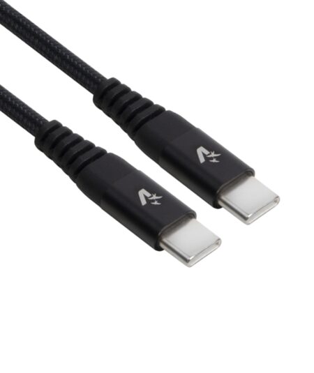 VULTECH SM-N114BK - CAVO USB / USB TYPE-C -RIVESTIMENTO NYLON - 1M - COLORE NERO
