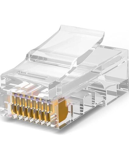 VULTECH SN21405 - CONNETTORI TRASPARENTI PASSANTI RJ45 - 50PZ - 8P8C SN21405 CAT5e