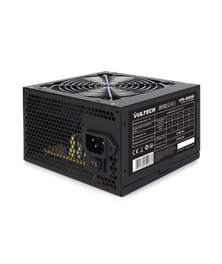 VULTECH VPS-A600R - ALIMENTATORE ATX 300W CON VENTOLA DA 12CM TERMOREGOLATA - RETAIL