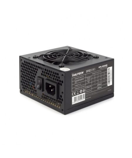 VULTECH VPS-M500B - ALIMENTATORE MICRO ATX 250W CON VENTOLA TERMOREGOLATA - BULK