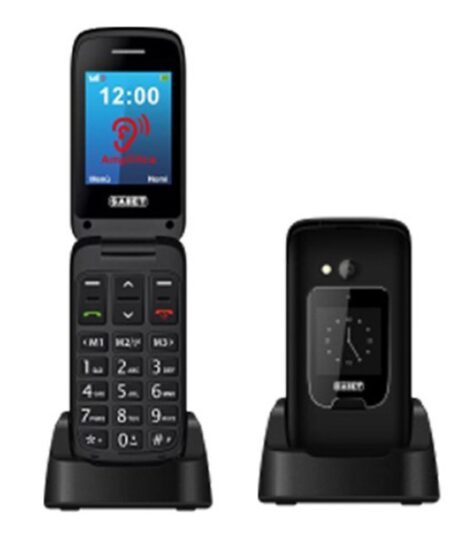 Saiet scuso 3 plus telefono per anziani black