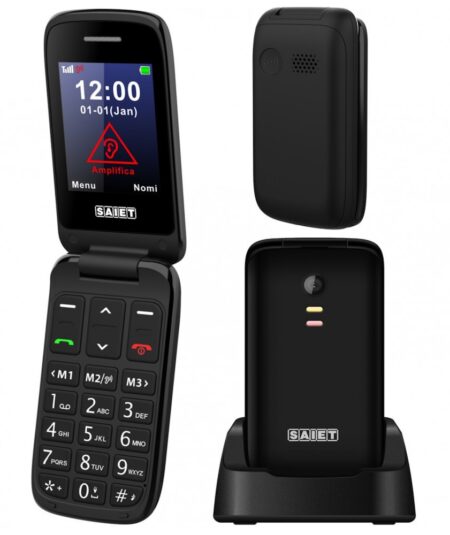Saiet scudo 3 telefono per anziani graphite