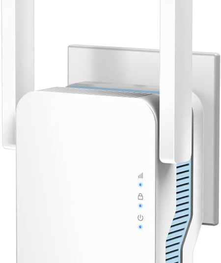 Cudy AC1200 WiFi Extender, amplificatore di segnale domestico da 1,2 Gbps, doppia banda 5 GHz/2,4 GHz, copre fino a 1500 piedi quadrati e 30 dispositivi, modalità AP, supporto Mesh, RE1200