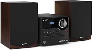 SHARP XL-B517D(BR) - MICRO HIFI - 45W - USB PLAYER - DAB+ - BLUETOOTH - BROWN