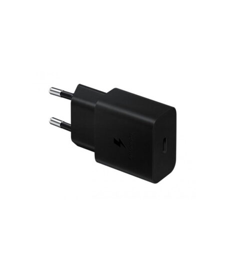 CARICABATTERIA DA RETE SAMSUNG SUPER FAST CHARGING 15W USB-C EP-T1510XBEGEU + CAVO TYPE-C BLACK