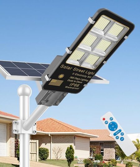 LAMPIONE SOLARE DA 8000 W, SENSORE DI LUCE 6500 K