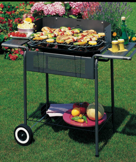 Barbecue Port Camargue - 82 x 45 x 90 cm - acciaio - antracite - Garden Friend
