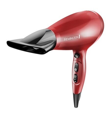 Remington AC9096 Silk – Asciugacapelli Professionale 2400 W con Motore AC, Ioni, 3 Temp/2 Velocità, Diffusore & Concentratore