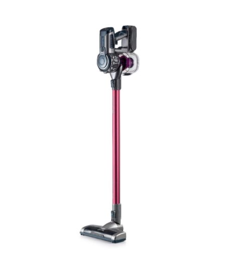 ARIETE 22V LITHIUM ROSA (2758/00) - SCOPA ELETTRICA ASPIRABRICIOLE WIRELESS - MOTORE DIGITALE - FILTRO HEPA