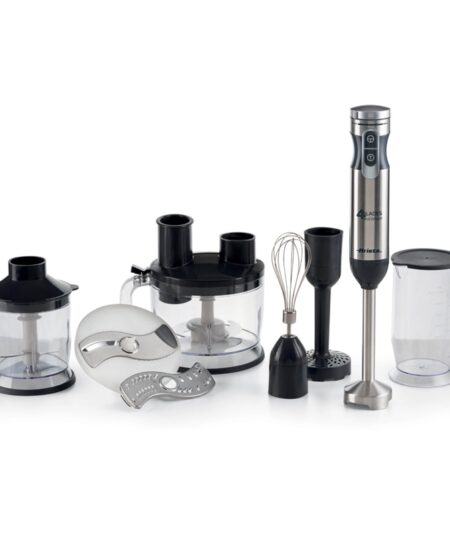 ARIETE 4 BLADES MULTIPREP (0898/11) - FRULLATORE AD IMMERSIONE 7 IN 1 - 10 VELOCITA' + TURBO - 1000W