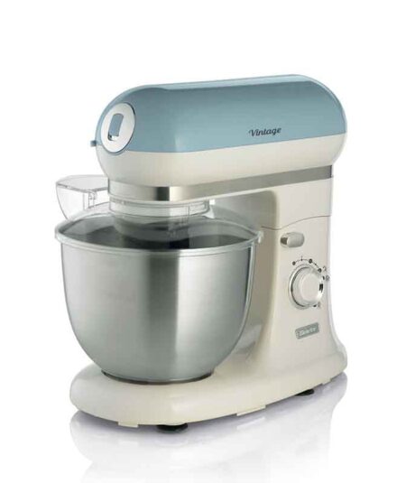 ARIETE ARIETE IMPASTATRICE VINTAGE CELESTE (1588/05) - TAZZA ACCIAIO INOX 5,5 L - 7 VELOCITA' + PULSE - 2400W
