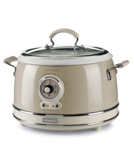 ARIETE CUOCIRISO VINTAGE BEIGE (2904/03) - 5 FUNZIONI COTTURA - 3.5LT (RISO 1.8LT) - 700W