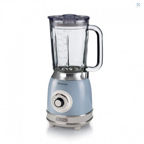 ARIETE FRULLATORE VINTAGE CELESTE (0583/05) - 1,5L - 4 VELOCITA' + PULSE - TRITAGHIACCIO - 1000W