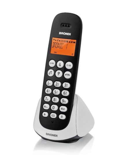 BRONDI ADARA (NERO) - TELEFONO CORDLESS SINGOLO - VIVAVOCE