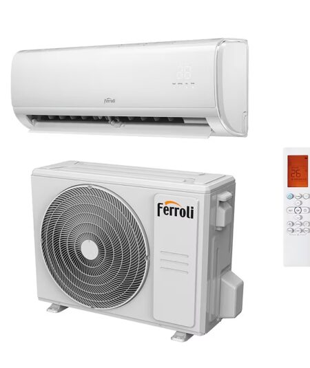 FERROLI GIADA S 9000 BTU (2CP001LF+2CP001HF) - CONDIZIONATORE 9000 BTU - INVERTER - GAS R32 - CONTROLLO WI-FI - CLASSE A+/A++