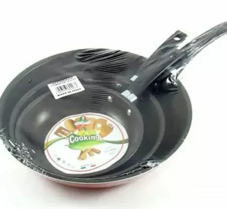 TRIS PADELLE ECO COOKING MISURE 16/20/26 MADE IN ITALY