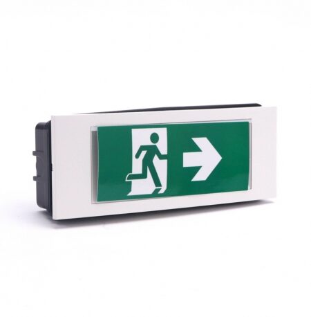 Lampada Emergenza V‑TAC VT‑511S + Exit Luce Bianca 6000 K – 3.8 W – 110 Lumens – IP20