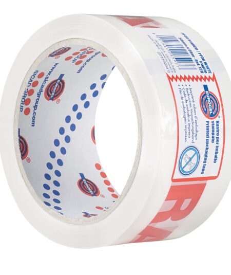 Eurocel PP36NN “Fragile” – Nastro adesivo per imballo 50 mm × 66 m