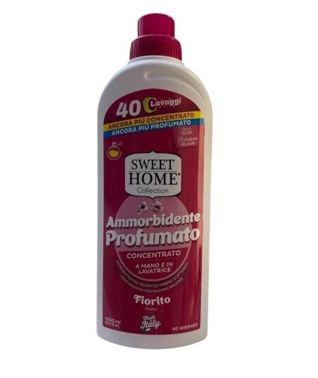 Sweet Home Ammorbidente Fiorito 1000 ml – Morbidezza e Profumo Floreale Intenso