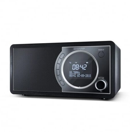 Sharp DR‑450 Radio Digitale DAB+/FM Bluetooth 4.2 – Nero – Sveglia